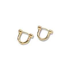 Bike Lock Huggie Earrings