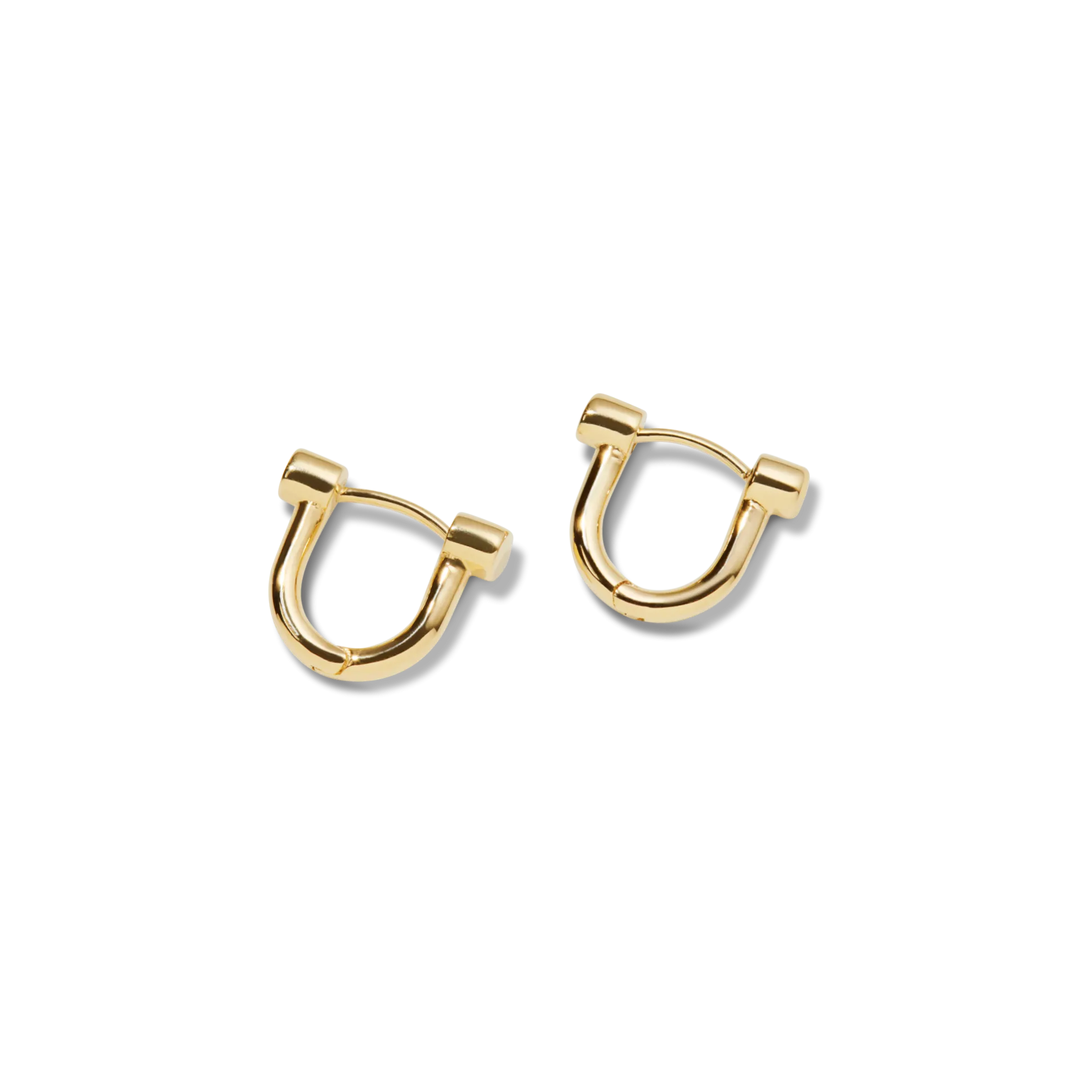 Bike Lock Huggie Earrings