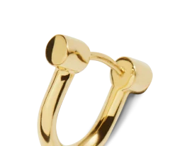 Bike Lock Huggie Earrings