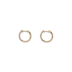 1/2 Carat Diamond Hoop Earrings