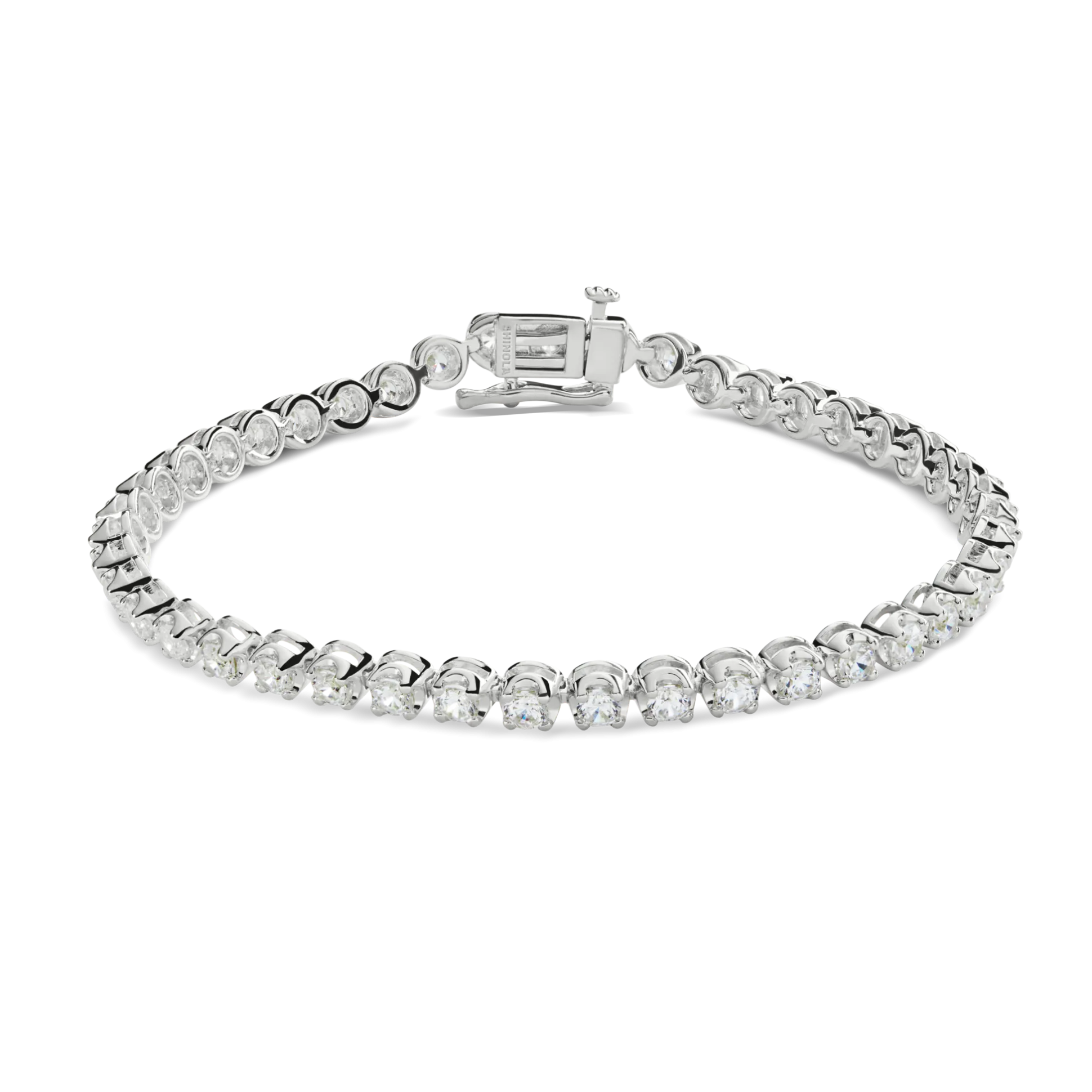 4 Carat 7" Diamond Tennis Bracelet