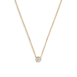 1/4 Carat Round Diamond Necklace