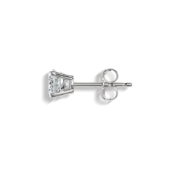 1 Carat Round Diamond Studs