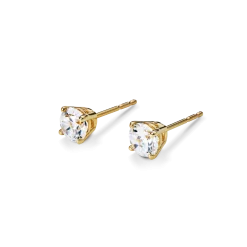 1 Carat Round Diamond Studs