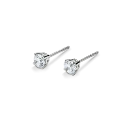 1/2 Carat Round Diamond Studs