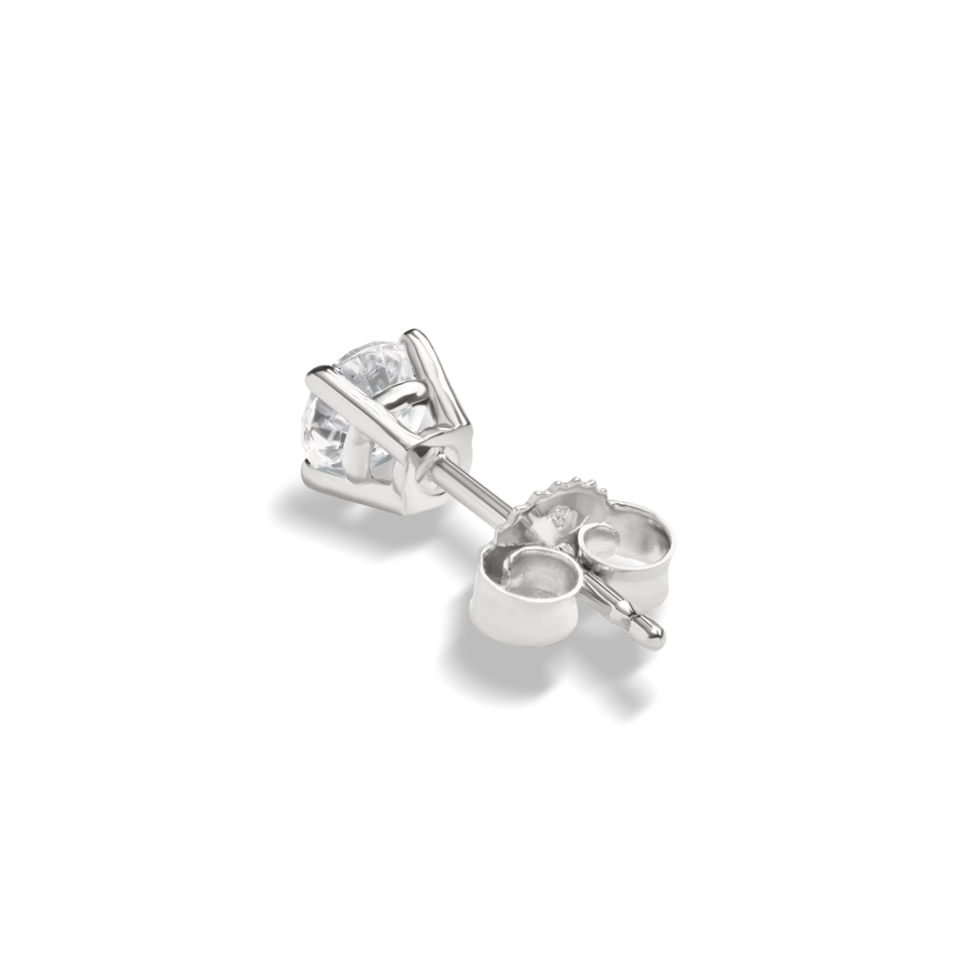 1/2 Carat Round Diamond Studs