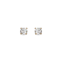 1/2 Carat Round Diamond Studs