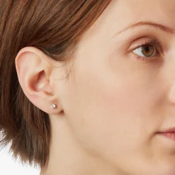 1/2 Carat Round Diamond Studs
