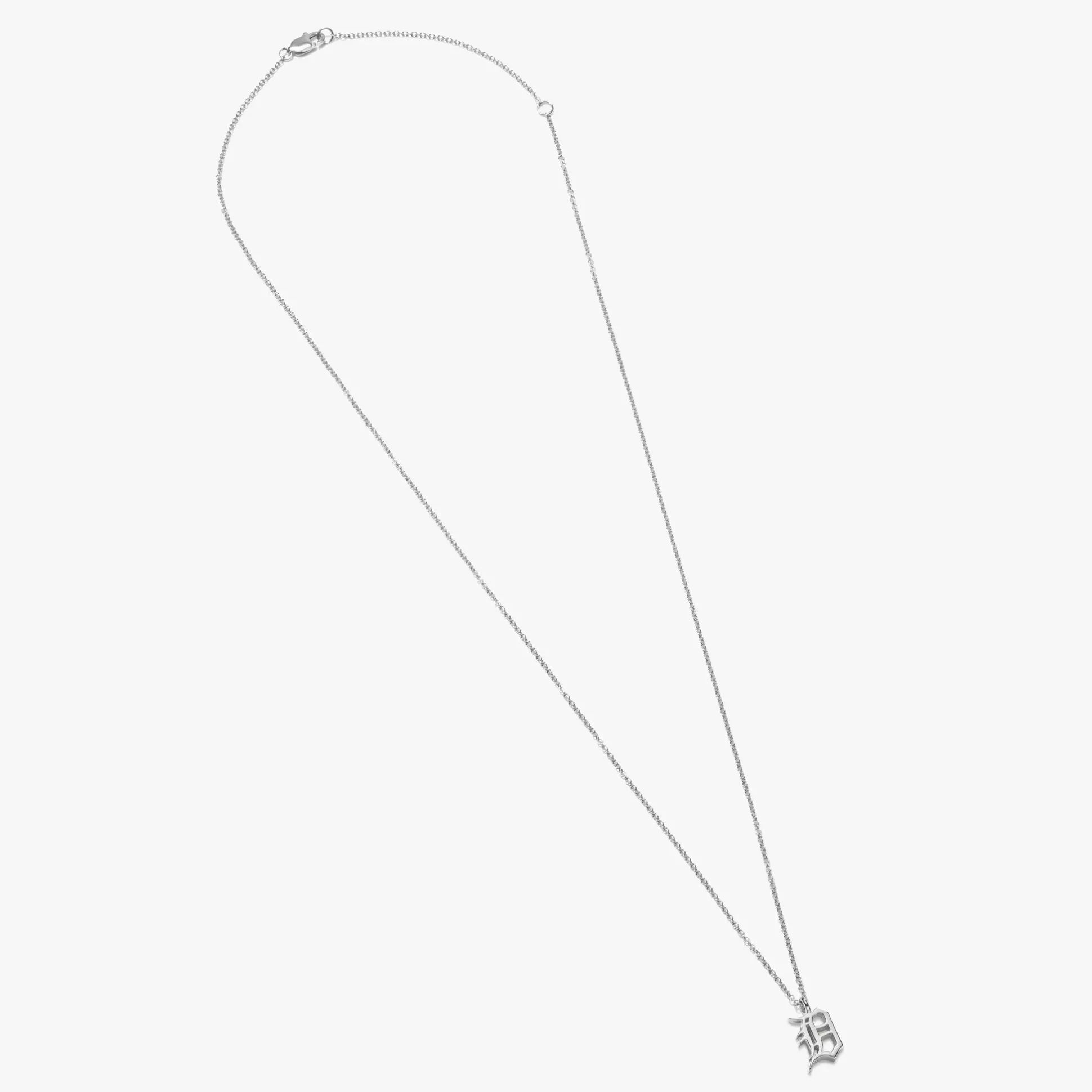Detroit "D" Charm Necklace
