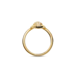 Diamond Pave Oval Ring