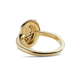 Diamond Pave Oval Ring
