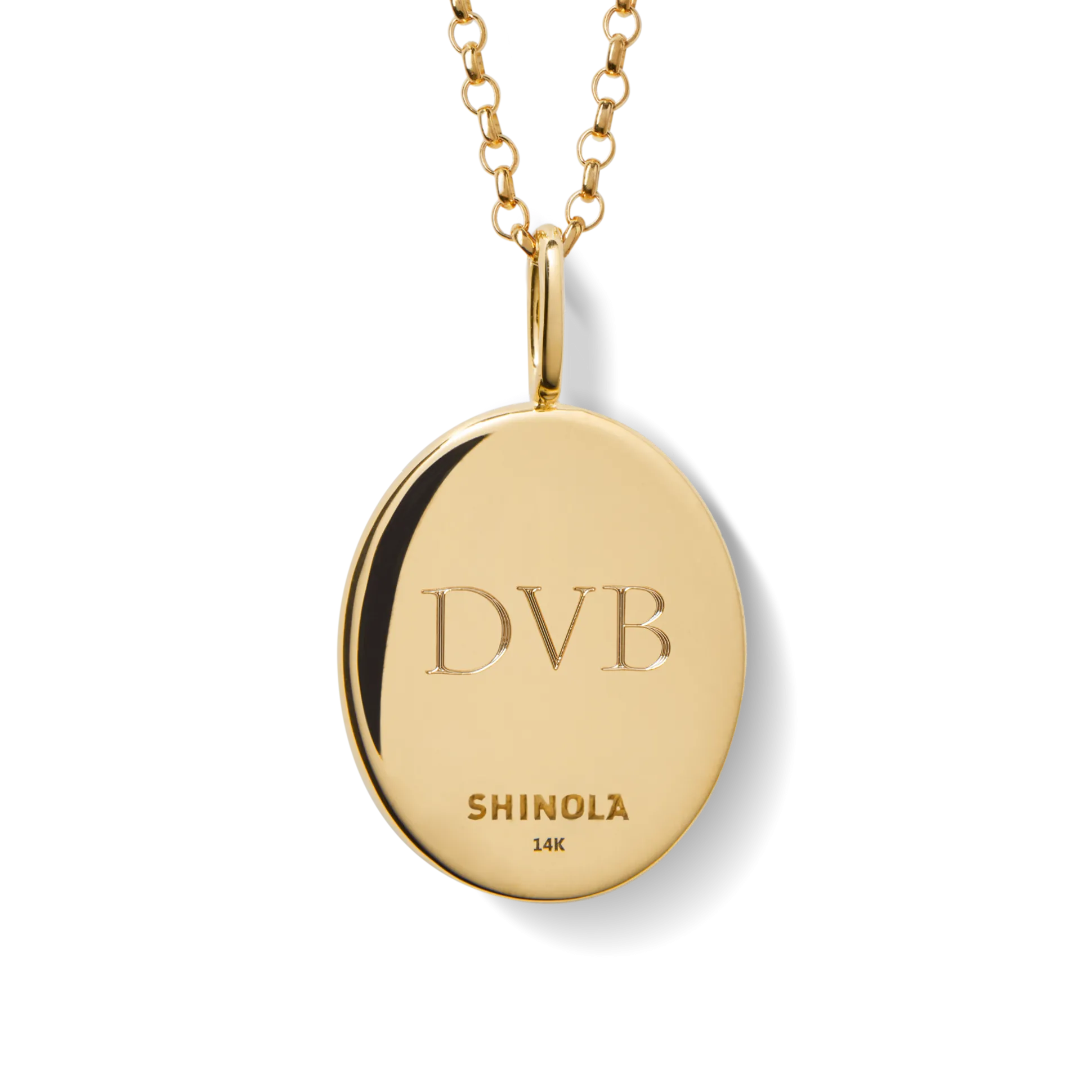 Diamond Pave Petoskey Necklace