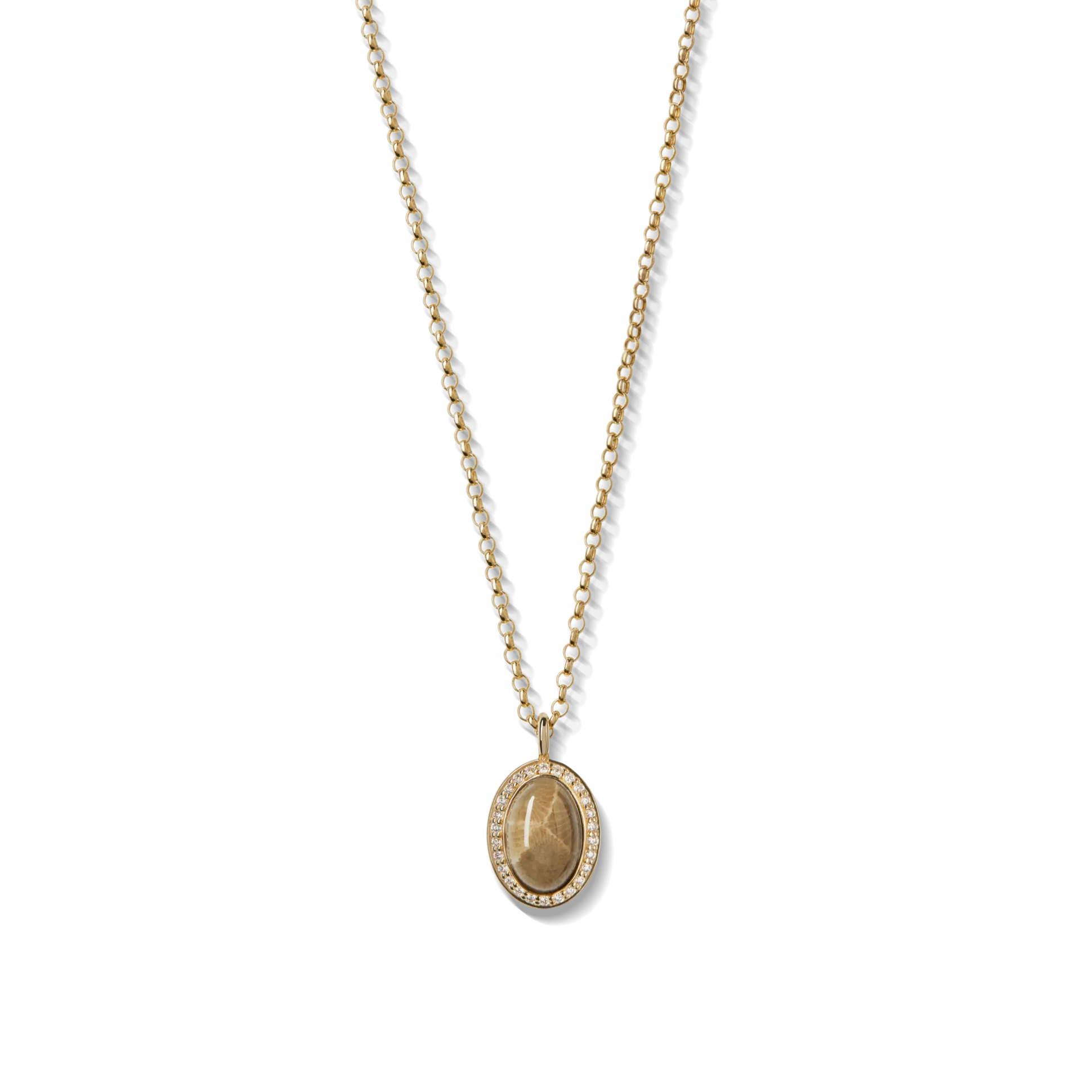 Diamond Petoskey Petite Necklace