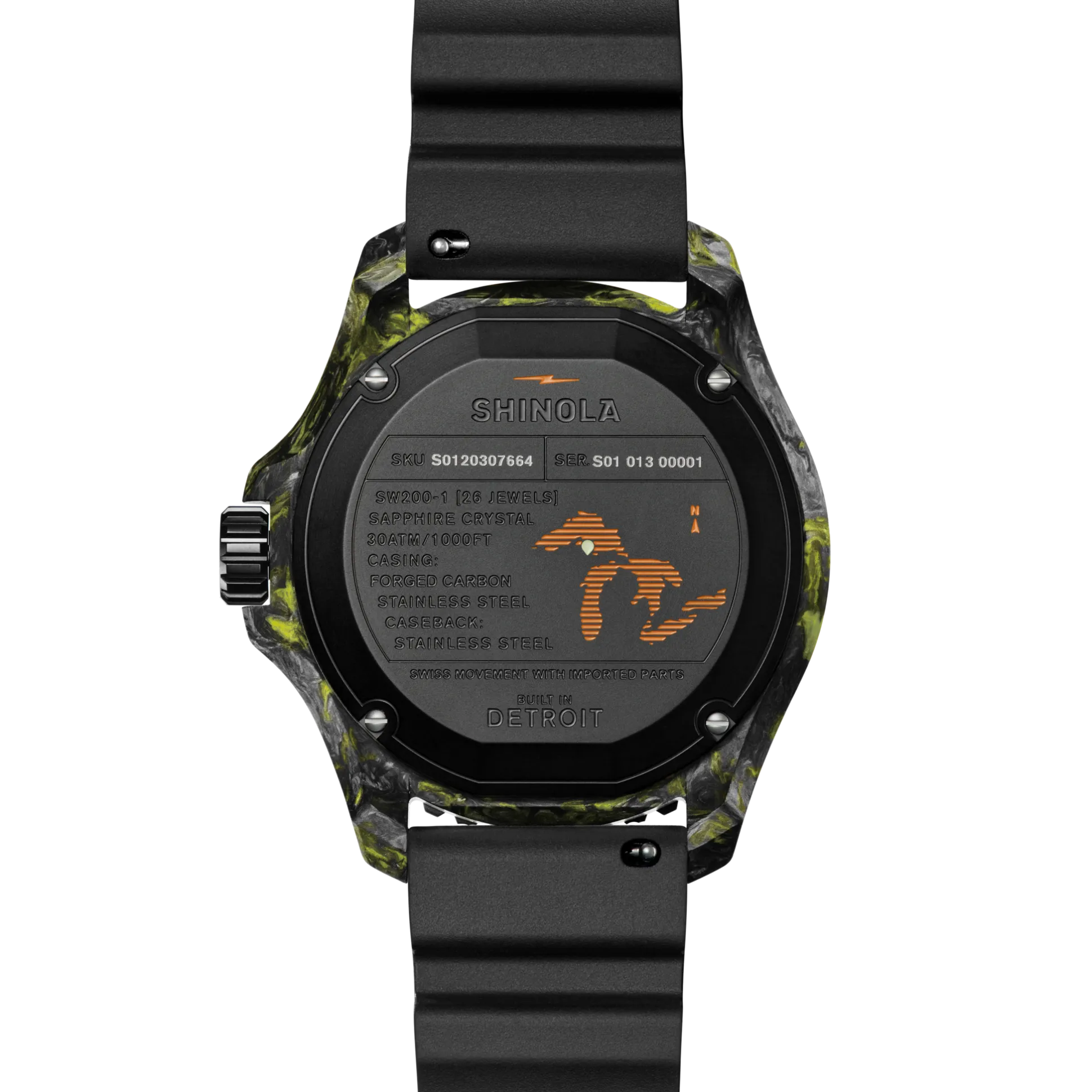 Forged Carbon Monster Watch