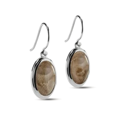 Heirloom Petoskey Drop Earrings