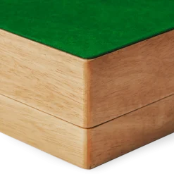 Lacquered Wood Poker Set
