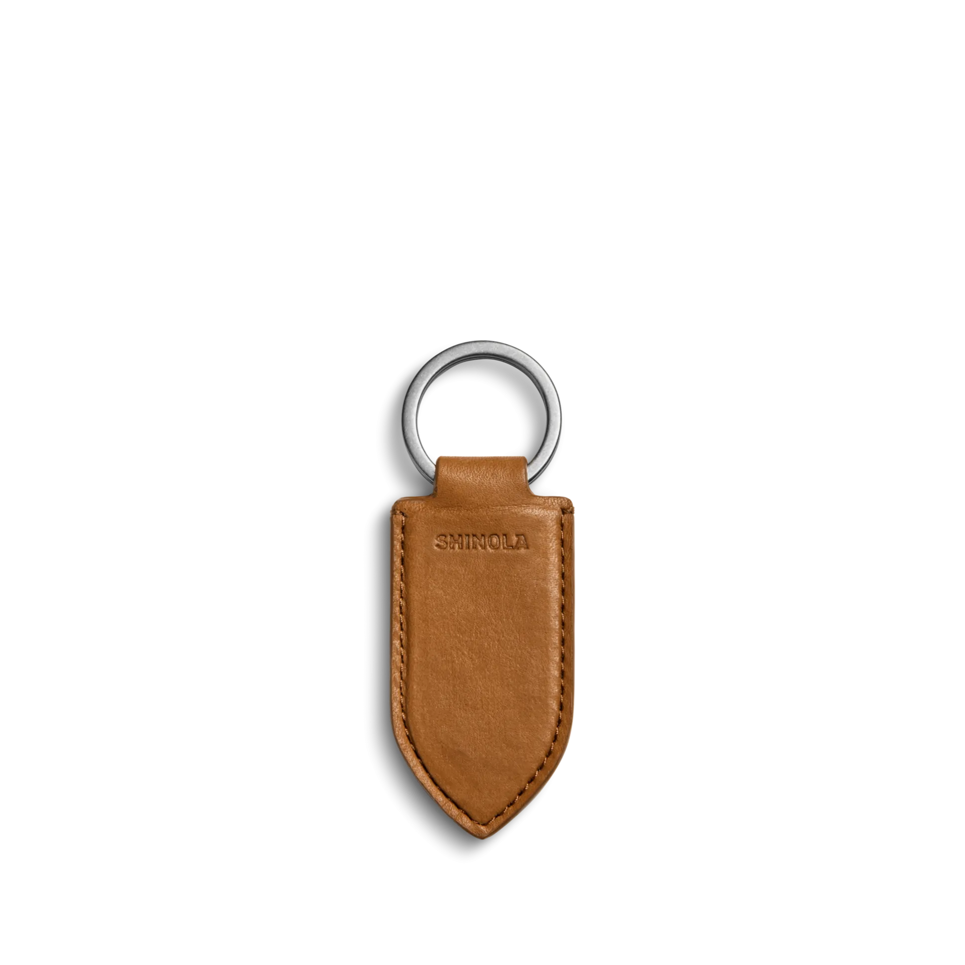 Leather Monogram Key Fob