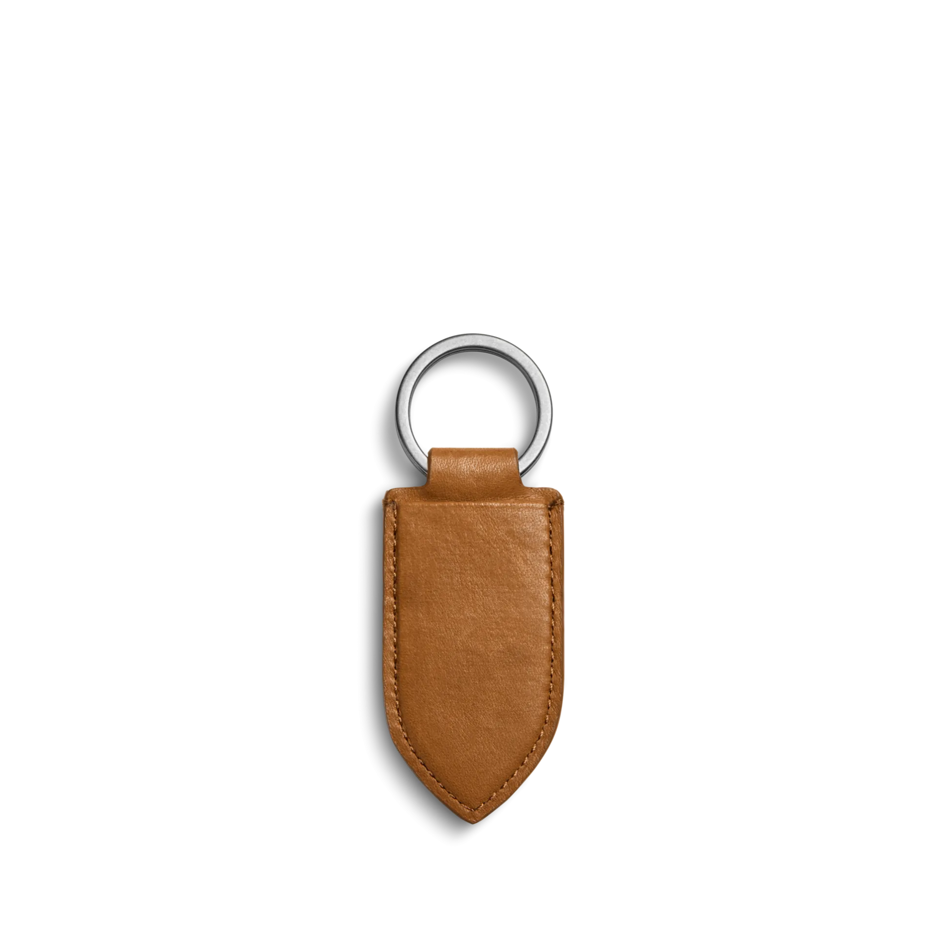 Leather Monogram Key Fob