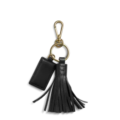 Leather Tassel Keychain