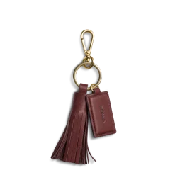 Leather Tassel Keychain