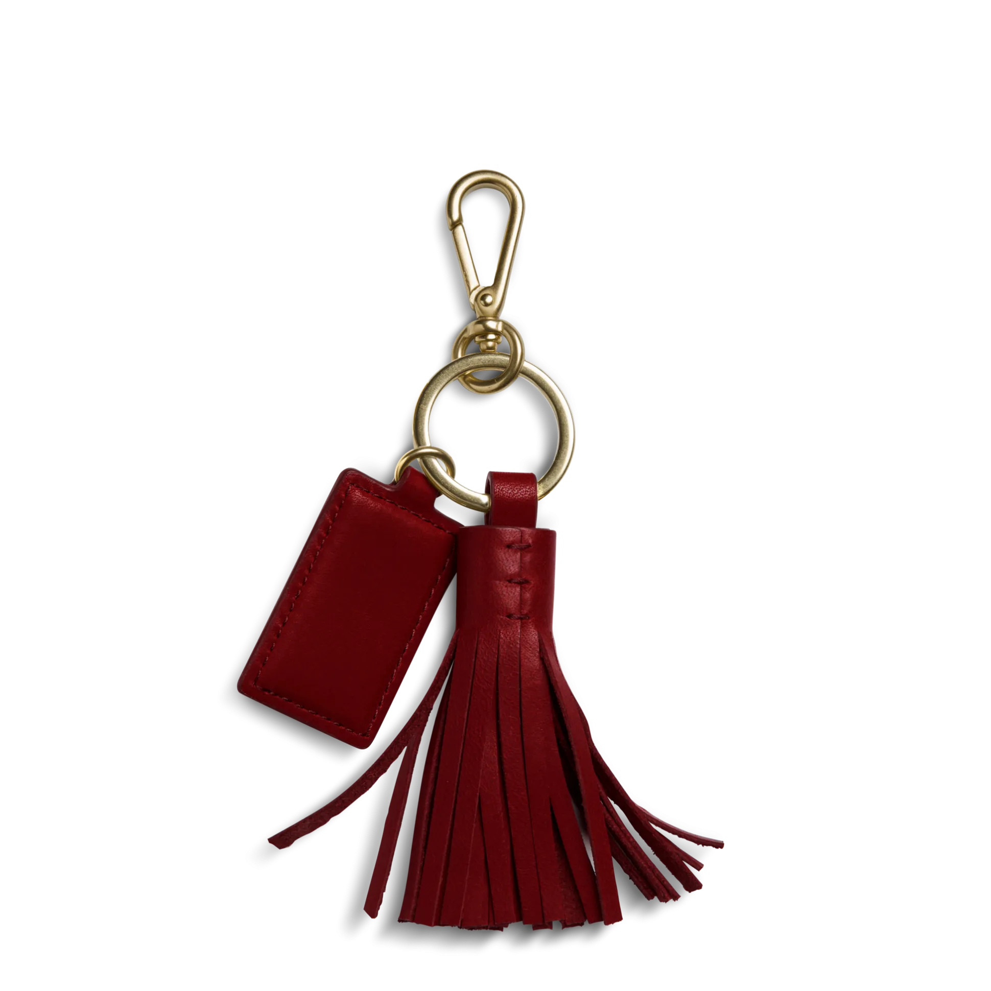 Leather Tassel Keychain
