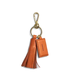 Leather Tassel Keychain