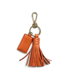 Leather Tassel Keychain
