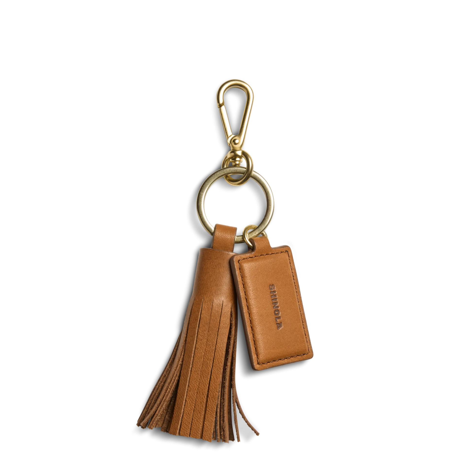 Leather Tassel Keychain