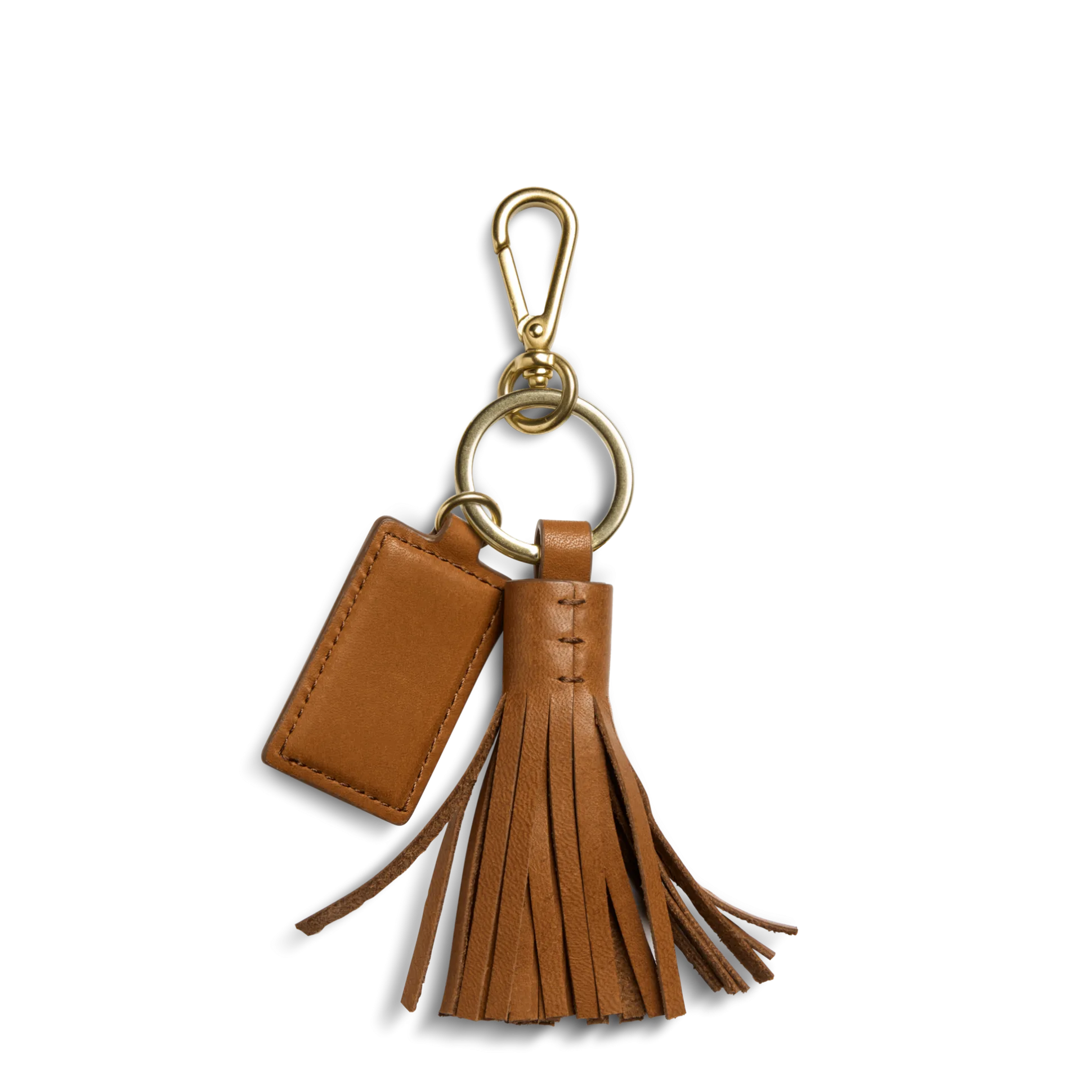 Leather Tassel Keychain