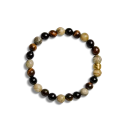 8mm Beaded Bracelet Multi Stone