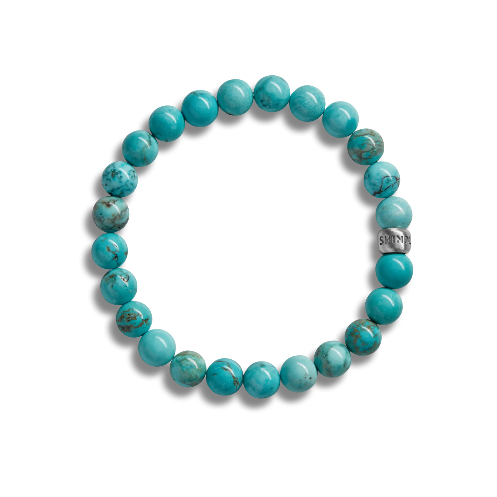 8mm Beaded Bracelet Turquoise