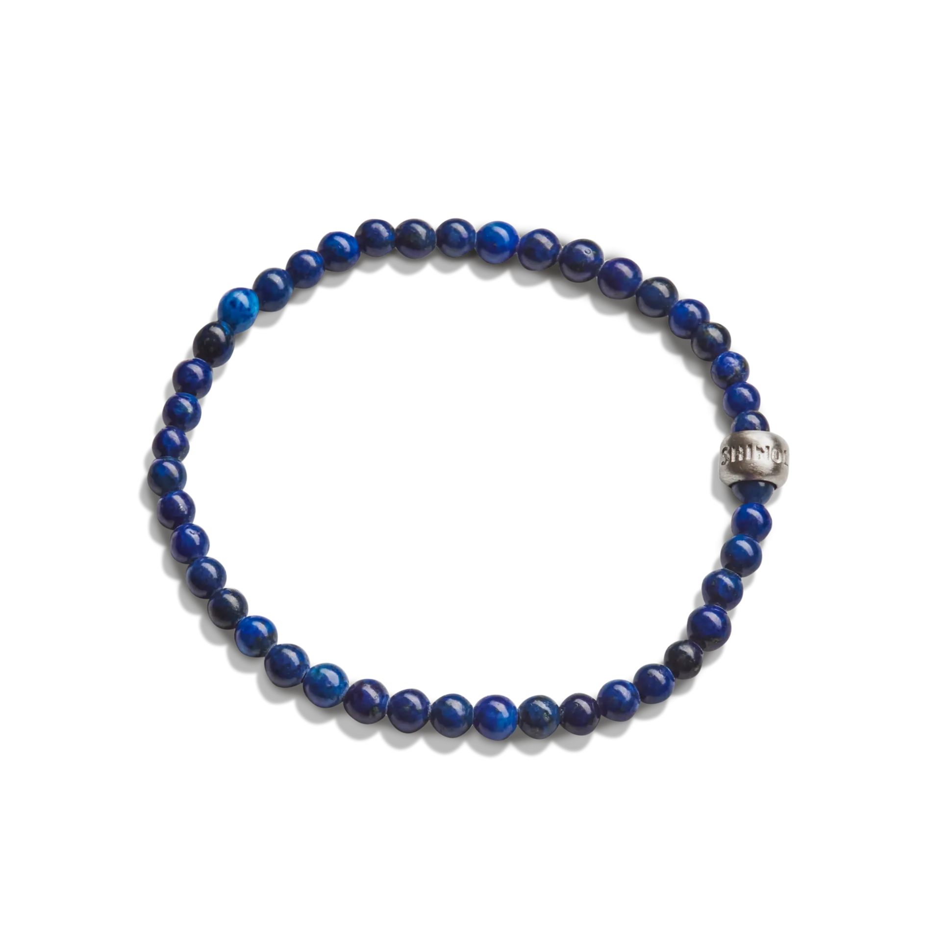 4mm Beaded Lapis Bracelet