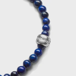 4mm Beaded Lapis Bracelet