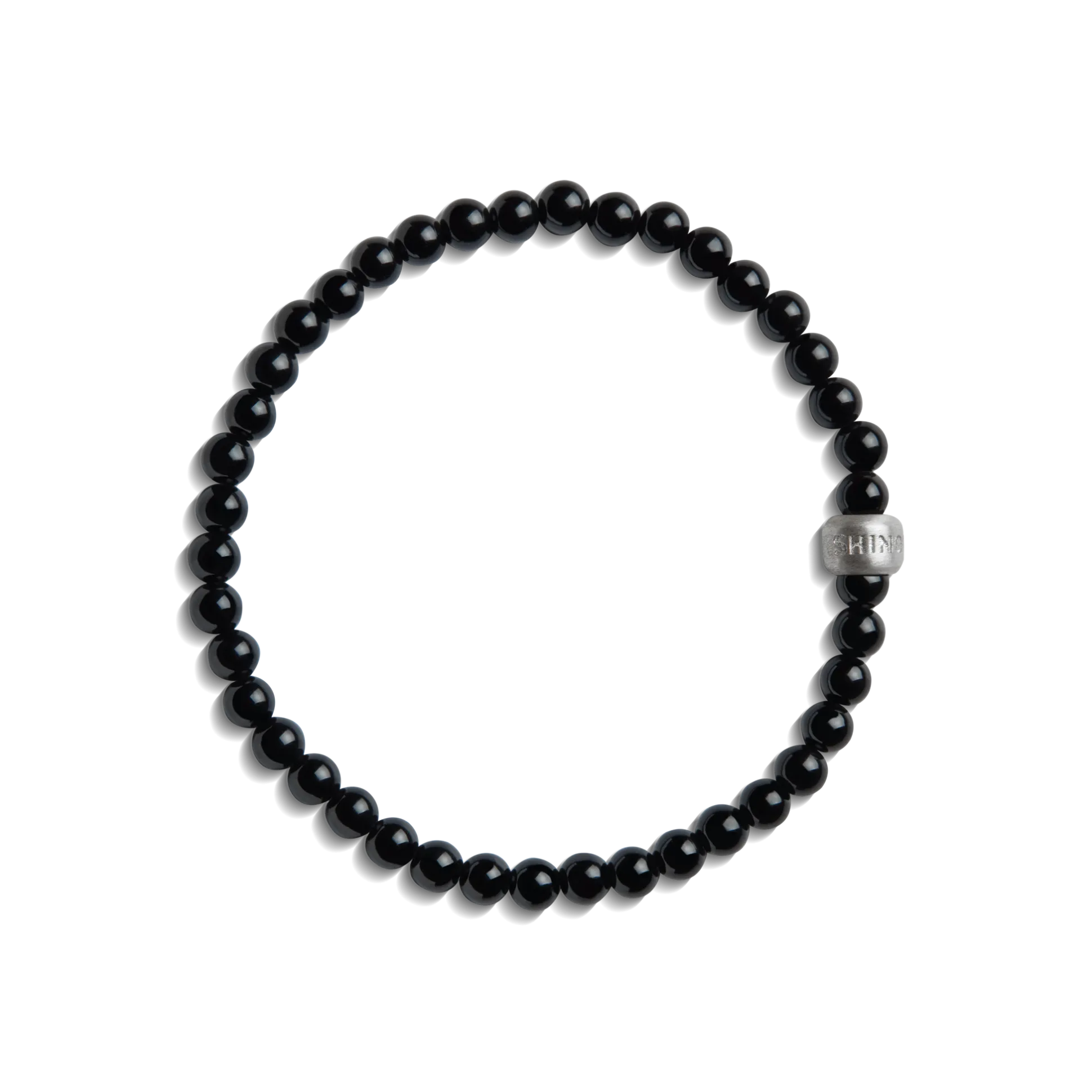 4mm Beaded Onyx Bracelet