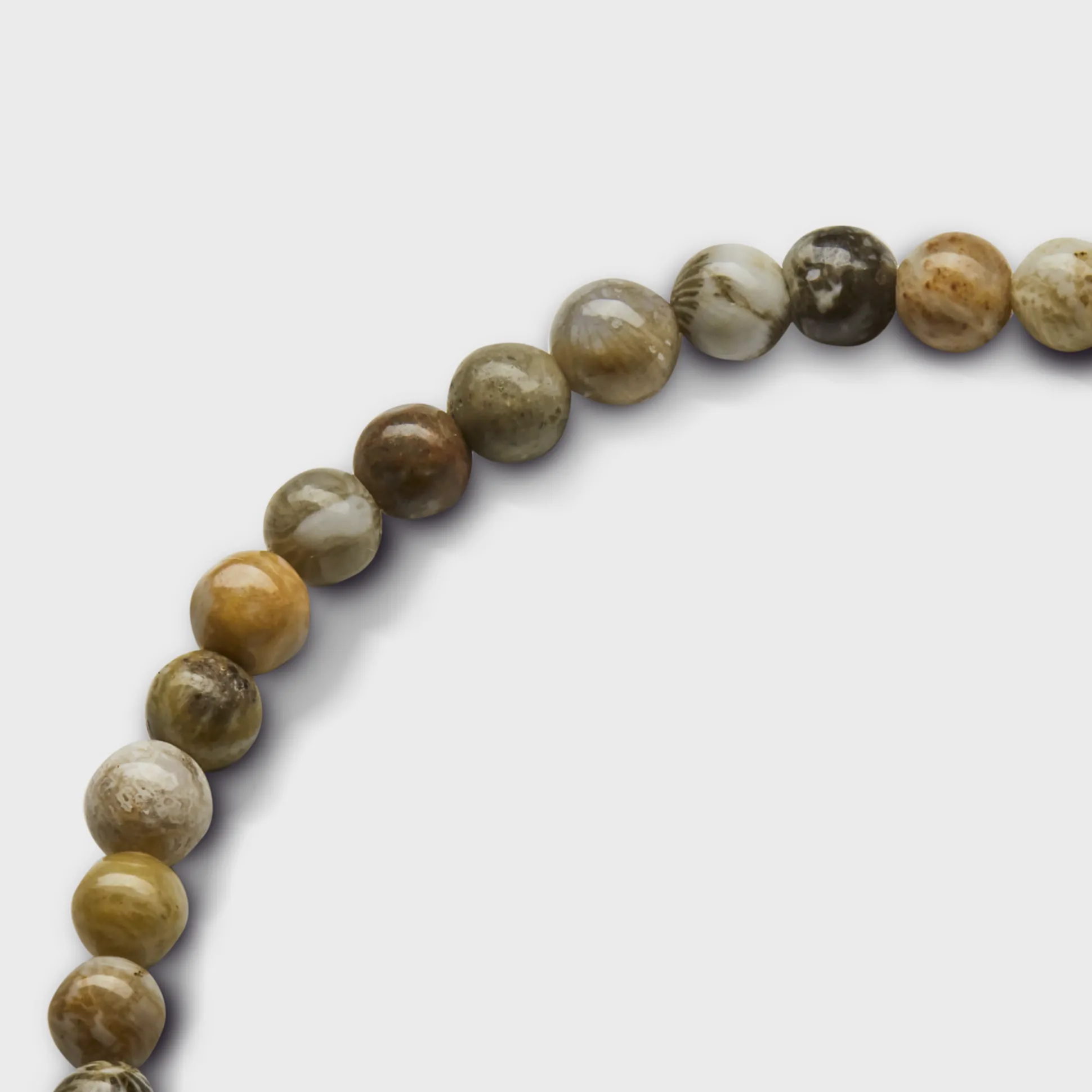 4mm Beaded Petoskey Bracelet