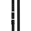 8mm Black Double Wrap Leather Watch Strap