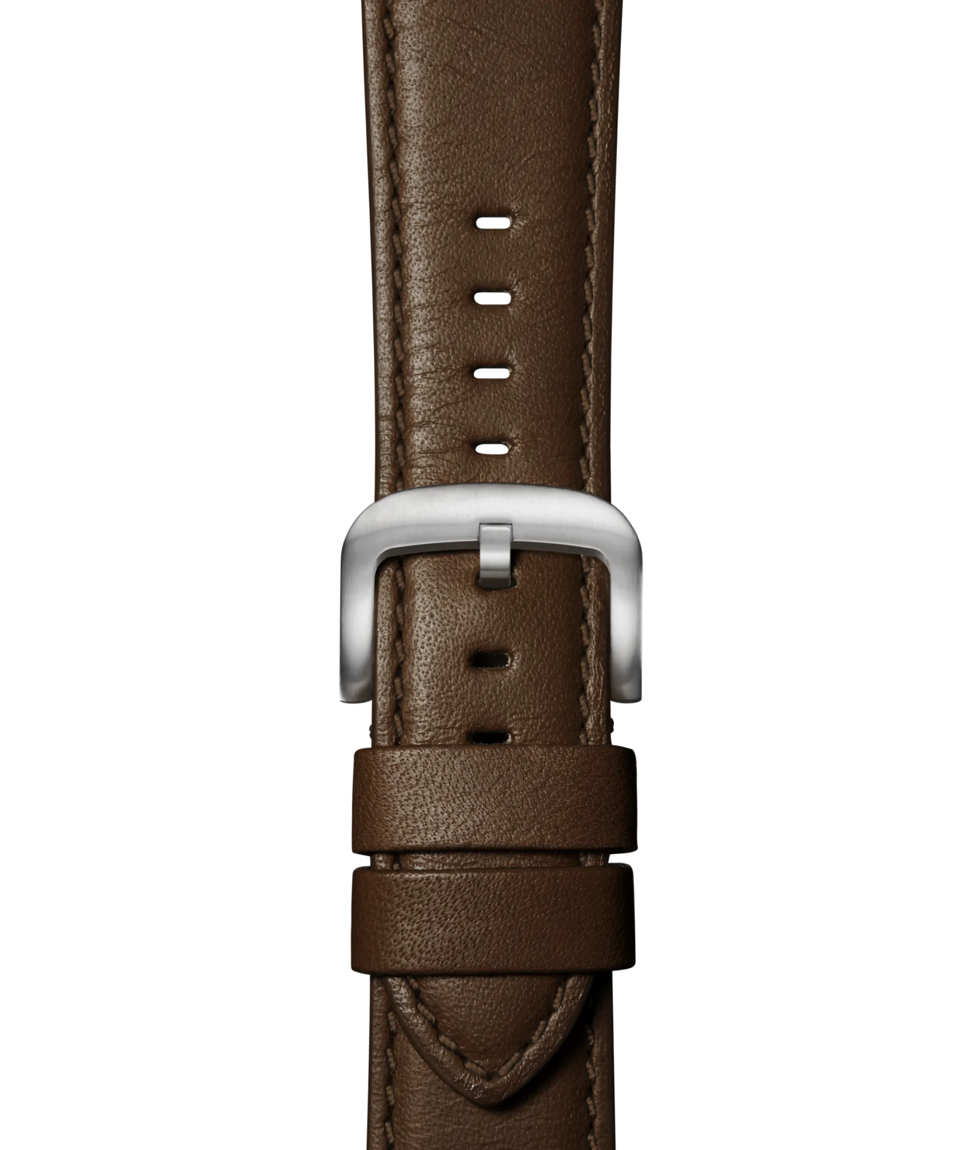 20mm Black Leather Apple Watch Strap