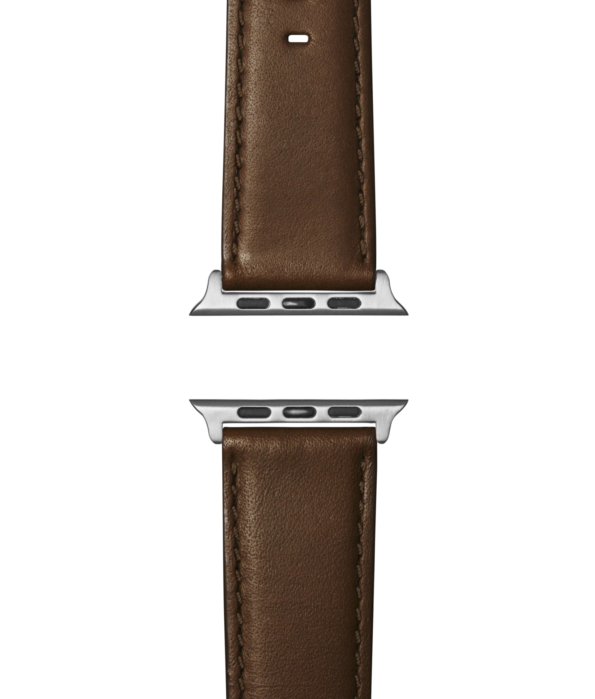 20mm Black Leather Apple Watch Strap
