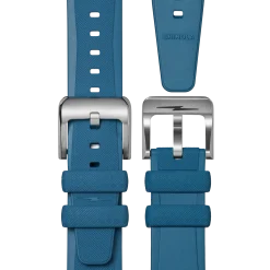20mm Blue Rubber Watch Strap