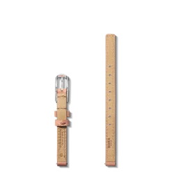 8mm Blush Double Wrap Leather Watch Strap