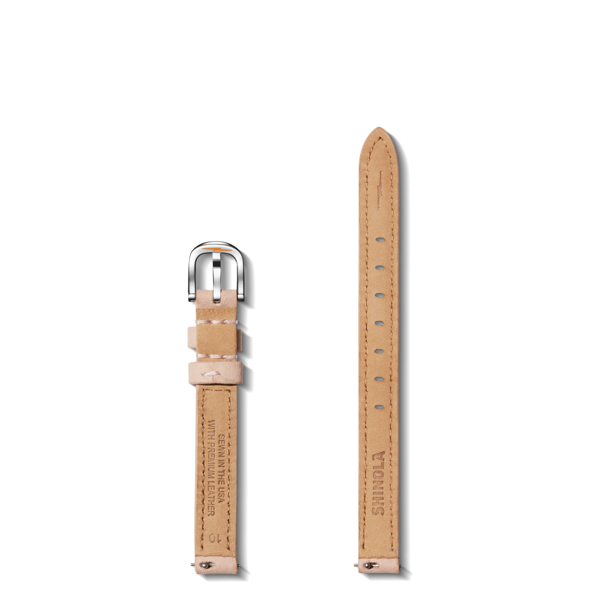 10mm Blush Leather Watch Strap