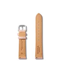 18mm Blush Leather Watch Strap