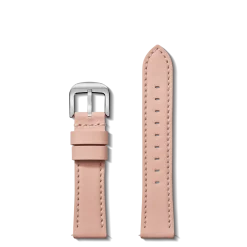 20mm Blush Leather Watch Strap