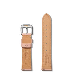 20mm Blush Leather Watch Strap