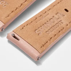20mm Blush Leather Watch Strap