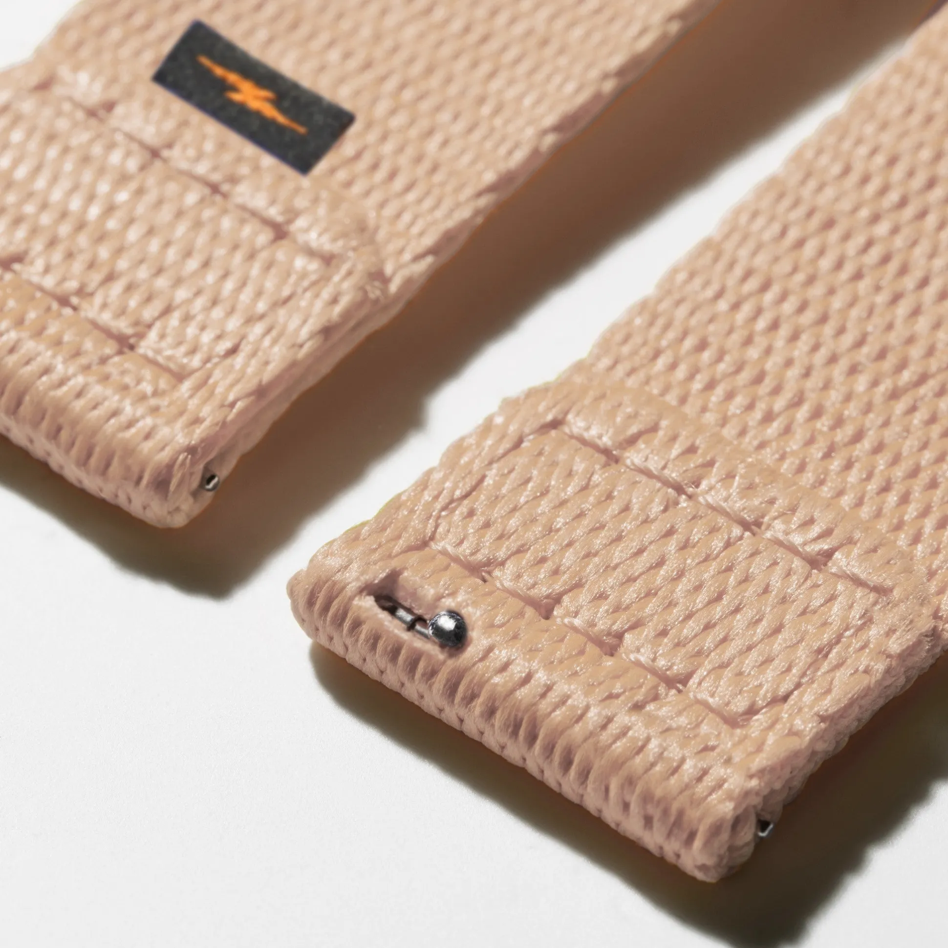 20mm Blush Split Nylon Apple Watch Strap