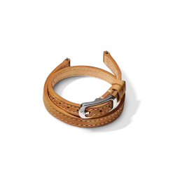 8mm Bourbon/Blush Reversible Leather Strap