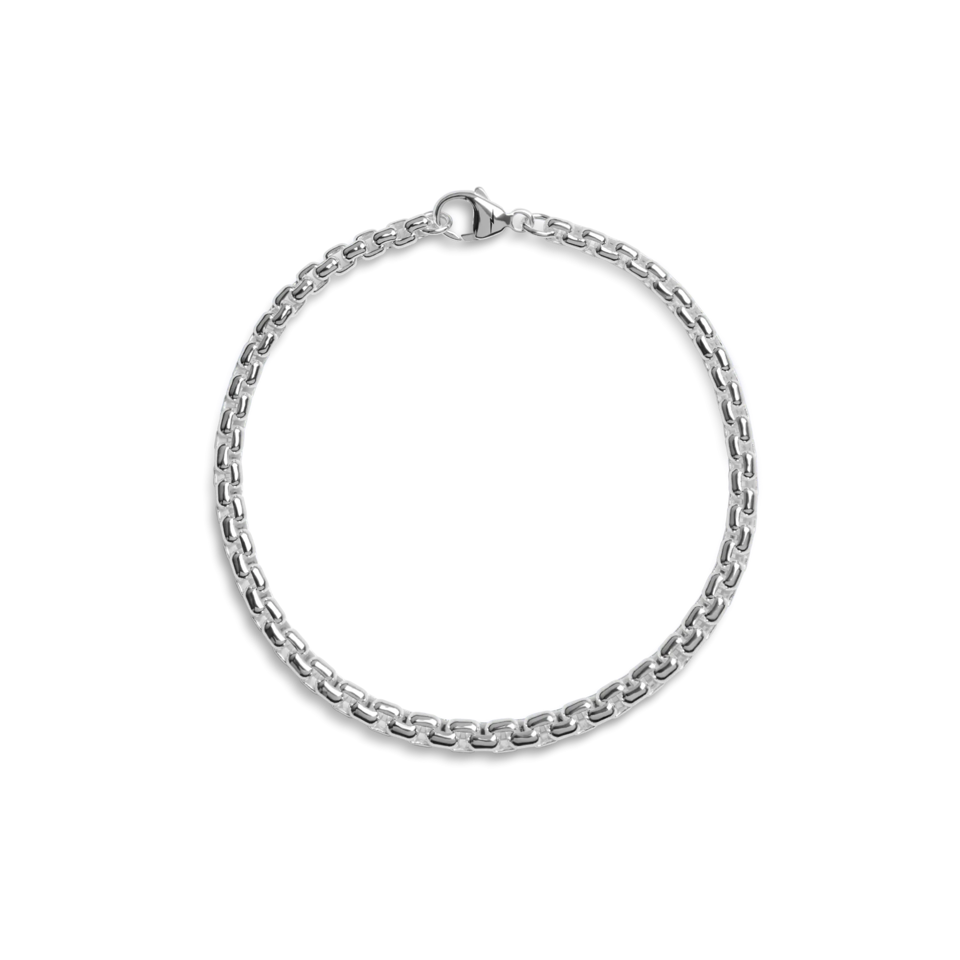 4mm Box Chain Bracelet