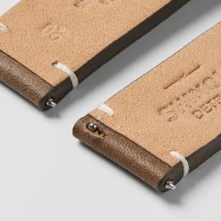 20mm British Tan Leather Watch Strap