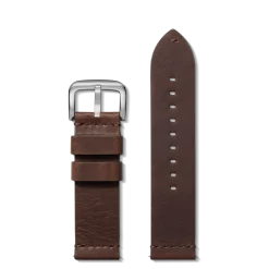 24mm Cattail Leather Watch Strap